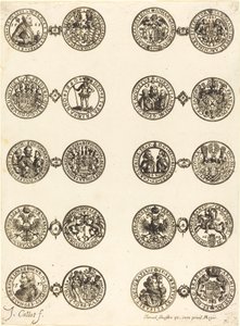 Monety [tablica 7] autorstwa Jacques Callot