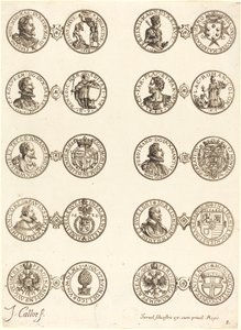Monety [tablica 8] autorstwa Jacques Callot