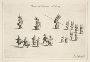 Walka? La Barri?re, wejście pana de Macey autorstwa Jacques Callot