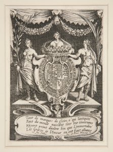 Walka? la Barri?re, Frontispiece, Ramiona Lotaryngii-Chevreuse autorstwa Jacques Callot