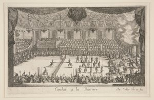 Walka? Bariera, Walka autorstwa Jacques Callot