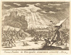 Nawrócenie Pawła, 1635. autorstwa Jacques Callot