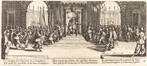 Dystrybucja nagród autorstwa Jacques Callot