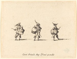 Wiertarka z bębnami autorstwa Jacques Callot