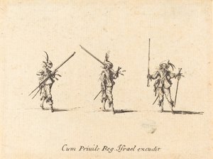 Wiertło z muszkietu autorstwa Jacques Callot