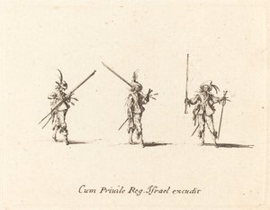 Wiertło z muszkietu autorstwa Jacques Callot