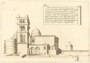 Elewacja kościoła autorstwa Jacques Callot