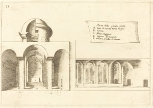 Elewacja kościoła autorstwa Jacques Callot