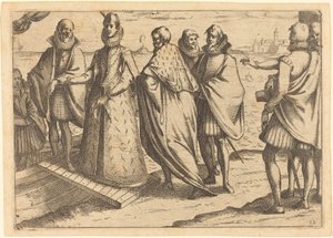 Zaokrętowanie w Genui autorstwa Jacques Callot