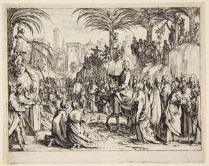 Wjazd do Jerozolimy autorstwa Jacques Callot