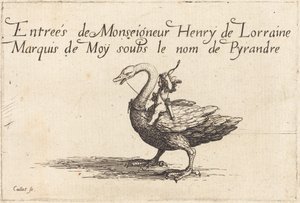 Wejście Monseigneur Henry de Lorraine, markiza de Moy, pod imieniem Pirandre autorstwa Jacques Callot