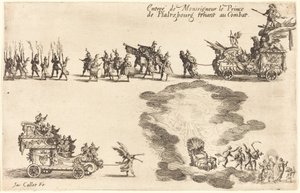 Wejście księcia Pfaltzbourg autorstwa Jacques Callot
