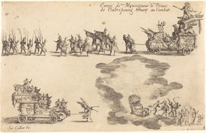 Wejście księcia Pfaltzbourg autorstwa Jacques Callot