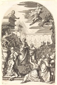 Upadek Szymona Maga, 16081611. autorstwa Jacques Callot