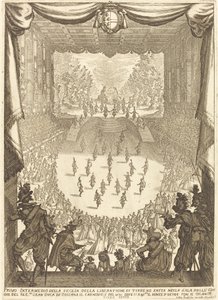 Pierwsze Intermezzo, 1617. autorstwa Jacques Callot