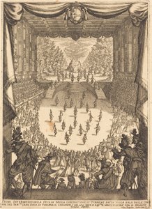 Pierwsze Intermezzo, 1617. autorstwa Jacques Callot