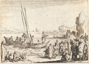 Rybak mężczyzn autorstwa Jacques Callot