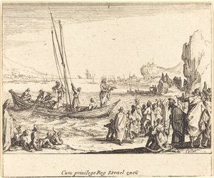 Rybak ludzi, 1635. autorstwa Jacques Callot
