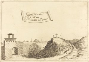Cztery części Via Dolorosa, 1619. autorstwa Jacques Callot