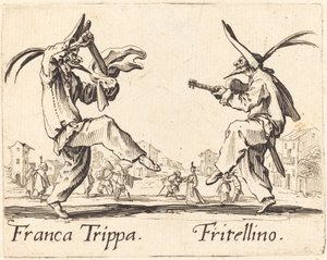 Franca Trippa i Fritellino, ok. 1930 r. 1622. autorstwa Jacques Callot