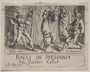Fronton autorstwa Jacques Callot