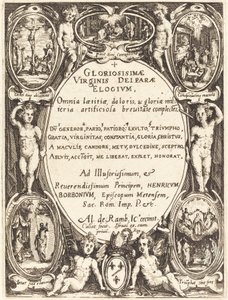 Frontyspis do „Gloriosissimae” autorstwa Jacques Callot