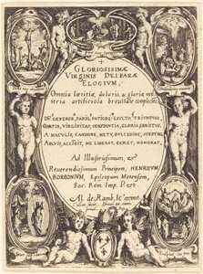 Frontyspis do „Gloriosissimae” autorstwa Jacques Callot
