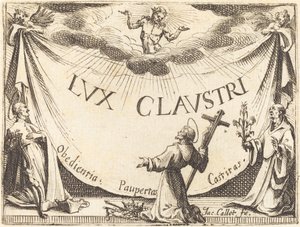 Frontyspis do „Światła klasztoru” autorstwa Jacques Callot