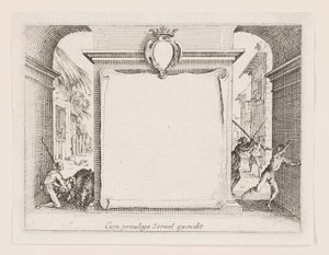 Frontyspis z serii La vie de l autorstwa Jacques Callot