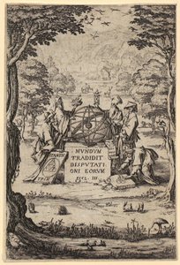 Frontyspis do „Sacra Cosmologia” autorstwa Jacques Callot