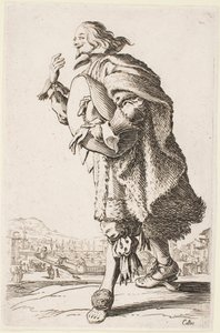 Gentleman Bowing, z cyklu „Szlachta Lotaryngii” autorstwa Jacques Callot