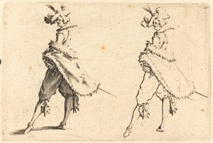 Pan widziany z boku autorstwa Jacques Callot