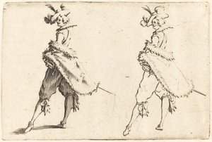 Pan widziany z boku autorstwa Jacques Callot