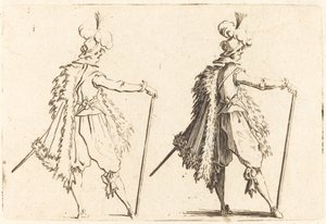 Dżentelmen z Laską autorstwa Jacques Callot
