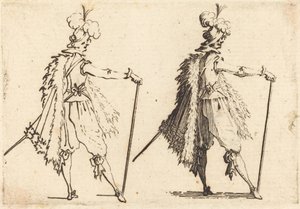 Dżentelmen z Laską autorstwa Jacques Callot