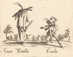 Gian Fritello i Ciurlo autorstwa Jacques Callot