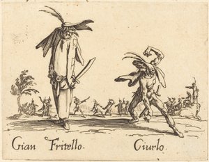 Gian Fritello i Ciurlo, ok. 1930 r. 1622. autorstwa Jacques Callot