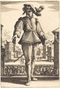 Kapitan lub Kochanek autorstwa Jacques Callot