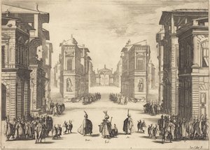 Sulejman, Akt I autorstwa Jacques Callot