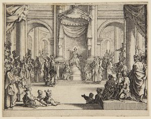 Dzieciątko Jezus wśród uczonych w Piśmie autorstwa Jacques Callot