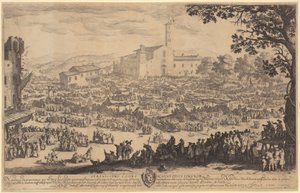 Jarmark w Imprunecie autorstwa Jacques Callot