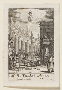 Judasz Apostoł (Thadaei Appos.) autorstwa Jacques Callot