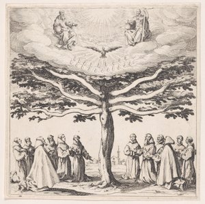 Drzewo świętego Franciszka autorstwa Jacques Callot