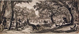 Wielkie polowanie autorstwa Jacques Callot