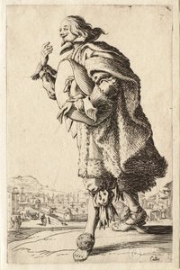 Szlachta: Szlachcic pozdrawiający z kapeluszem pod pachą autorstwa Jacques Callot