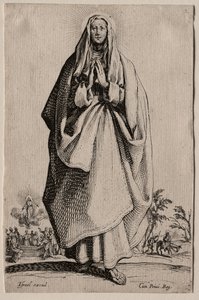 Matka Boska. autorstwa Jacques Callot