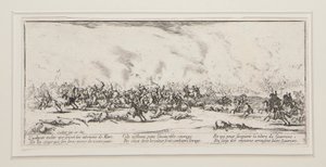 Bitwa, płyta 3 z serii The Great Miseries of War autorstwa Jacques Callot