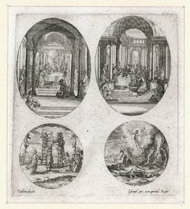 Cuda Męki Pańskiej ... (rycina) autorstwa Jacques Callot