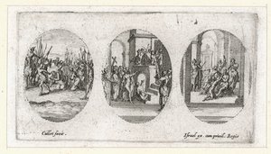 Cuda Męki Pańskiej ... (rycina) autorstwa Jacques Callot