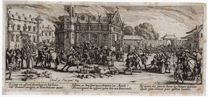 Nieszczęścia i nieszczęścia wojny... (rycina) autorstwa Jacques Callot